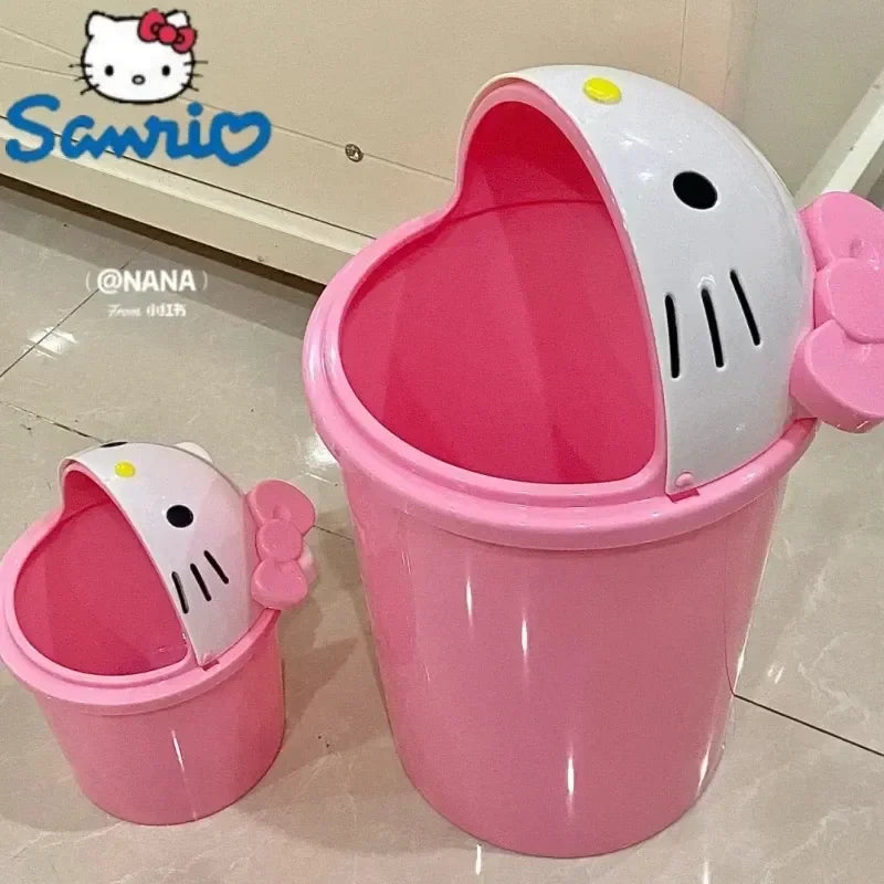 Sanrio Hello Kitty Dustbin – Kawaii Trash Can for Your Home