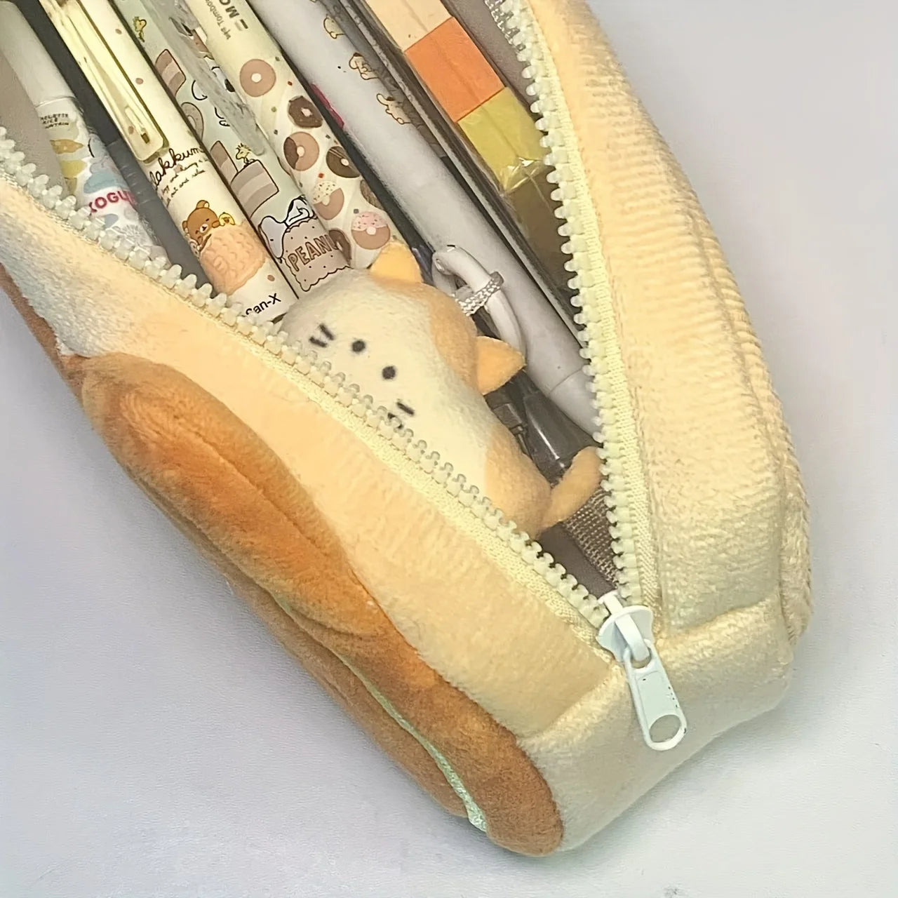 Caramel Cat Plush Pen Case - Image 6