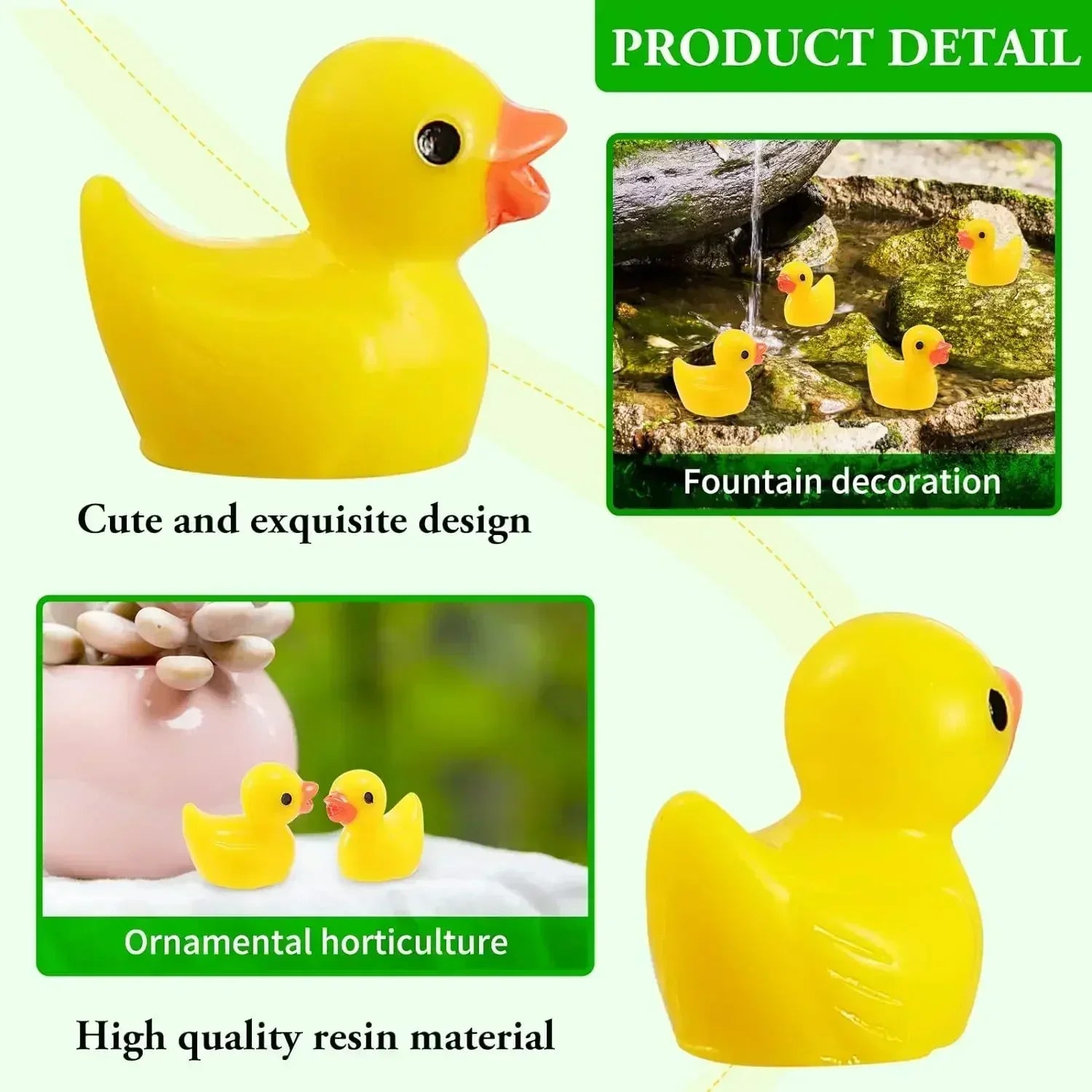 Mini Resin Ducks – Charming Tiny Figures for Creative Decor - Image 6