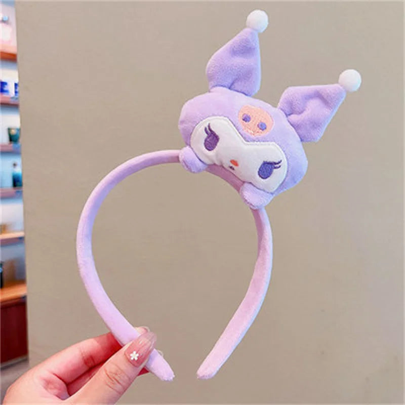 Sanrio Kuromi & Melody Plush Hairband – Practical Hair Accessory - Image 11