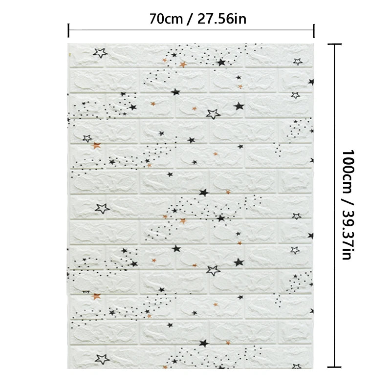 Transform Your Space with 3D Brick Pattern Self-Adhesive Wallpaper - Image 17