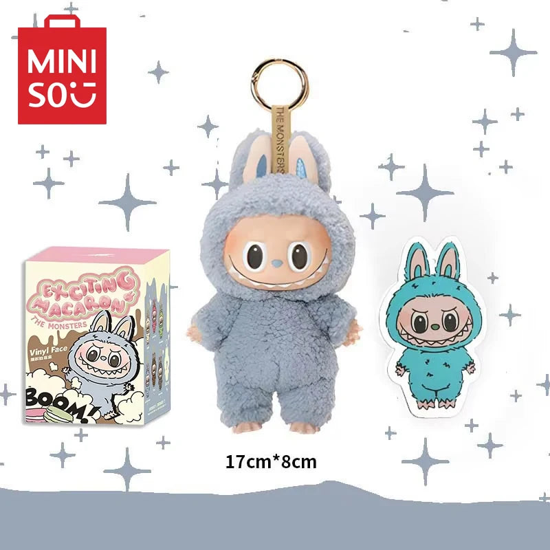Discover the Adorable MINISO Labubu Monster Doll V1 V2 V3 Collection - Image 14