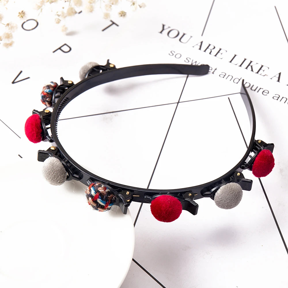 Double Layer Braided Headbands – Stylish Hair Accessories for Women - Image 18