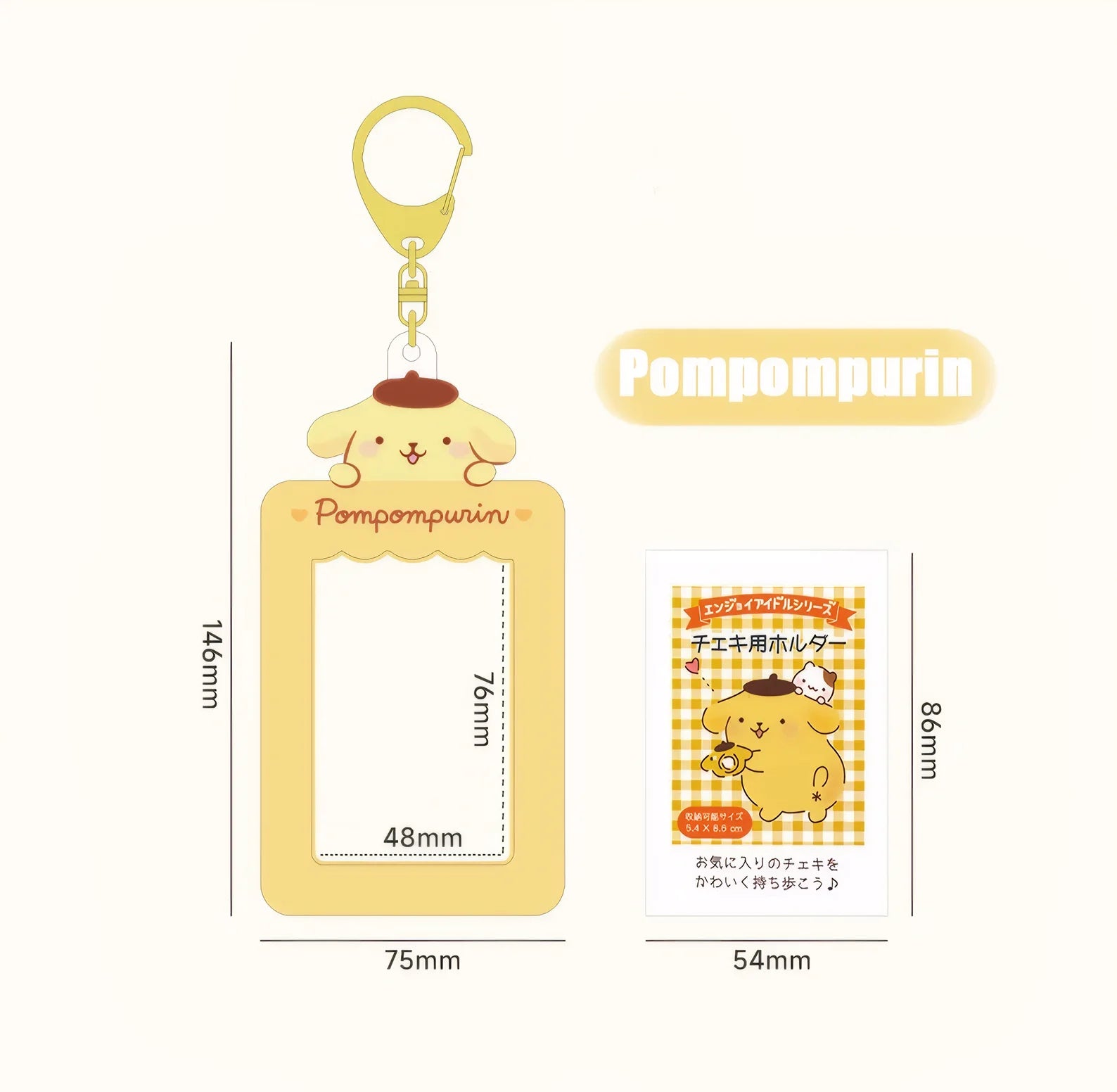 Sanrio Card Holder & Kawaii Keychain Pendants – Perfect for Students - Image 6