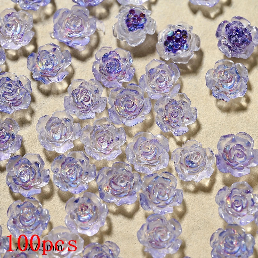 Bow Flower Nail Art Resin Decorations – Kawaii Manicures - Image 59