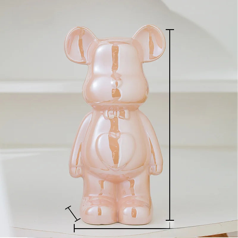 Aesthetic Bear Brick Ceramic Statue - Image 13