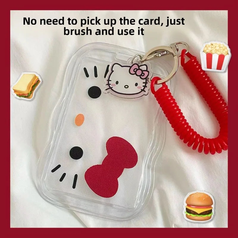 Adorable Kawaii Hello Kitty Card Holder – Perfect Gift for Girls and Fans - Image 2