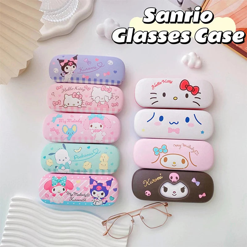 Sanrio Hello Kitty Cinnamoroll Kuromi Melody Glasses Case