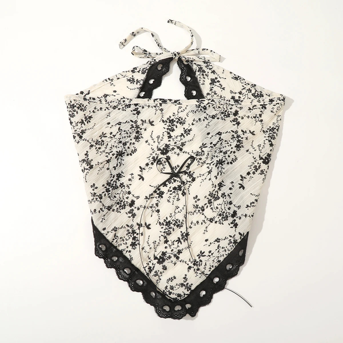 Fabric Printing Triangle Scarf Hair Bands – Floral Headbands for Women - Image 9