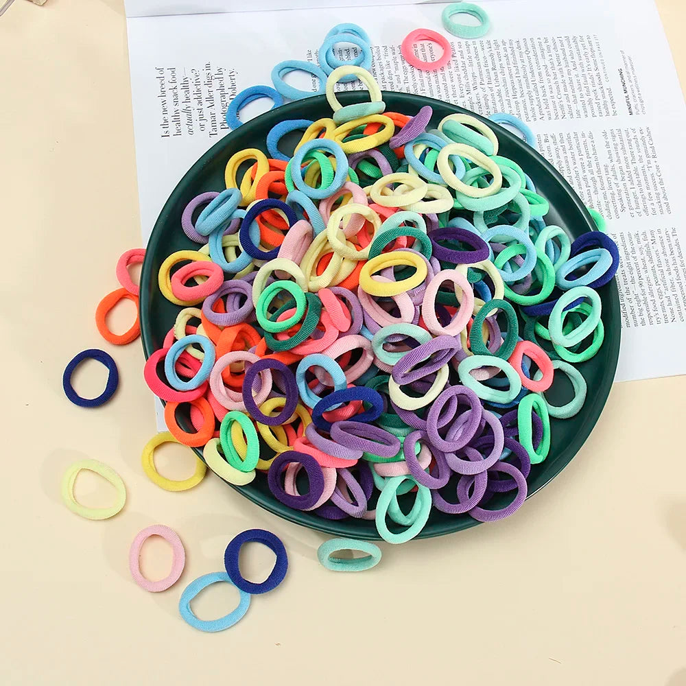 Women’s Seamless Thumb Ring Hair Ties – 50pcs Set - Image 4