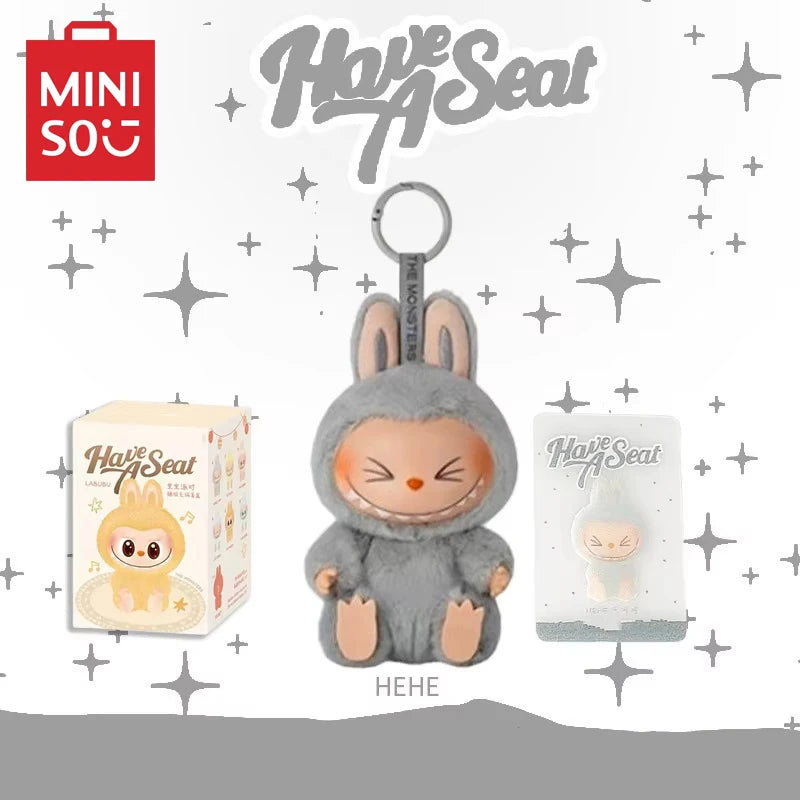 Discover the Adorable MINISO Labubu Monster Doll V1 V2 V3 Collection - Image 8