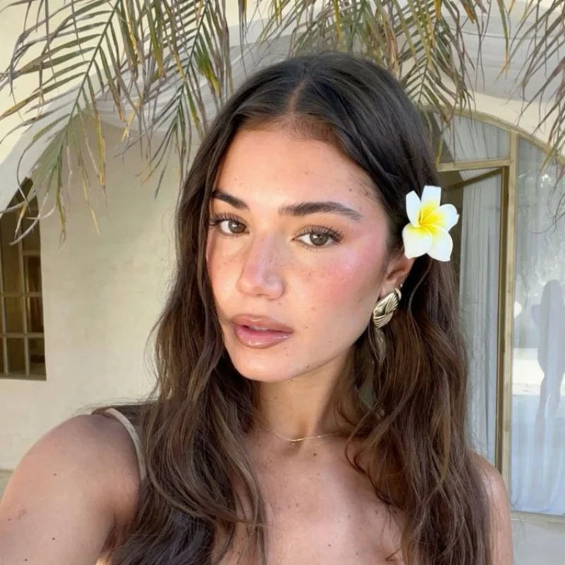 Plumeria Hair Clips – Fashionable Floral Accessories for Women and Girls - Image 3