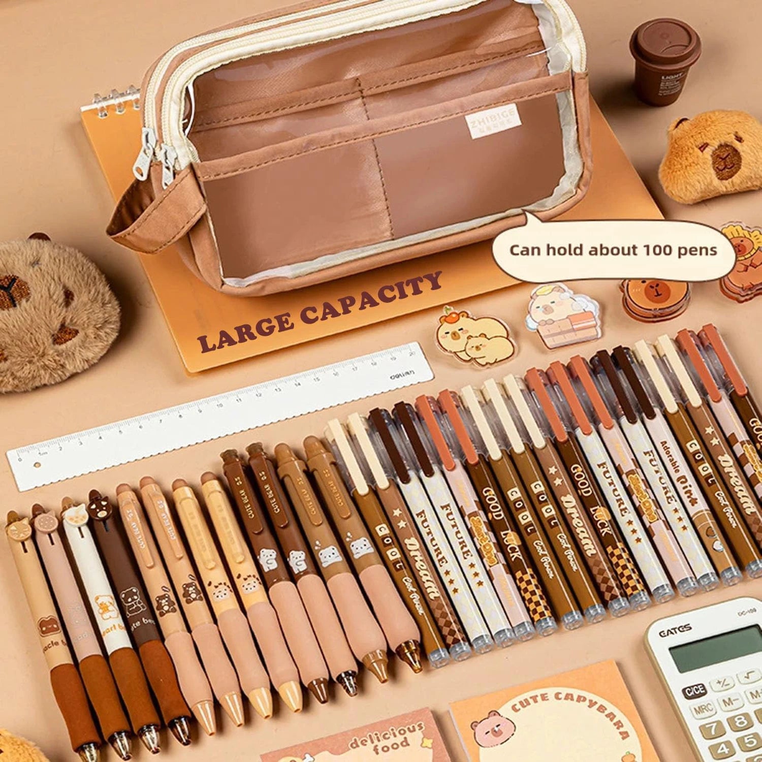 Cute Capybara Pencil Case - Image 5