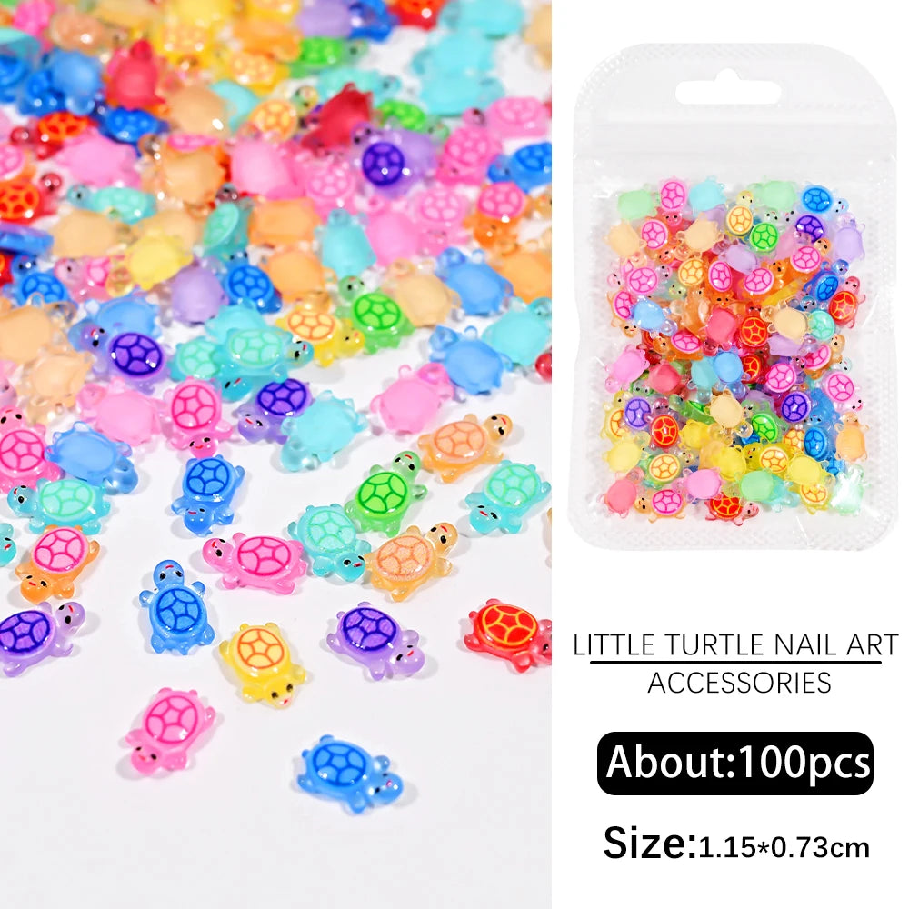 Bow Flower Nail Art Resin Decorations – Kawaii Manicures - Image 33