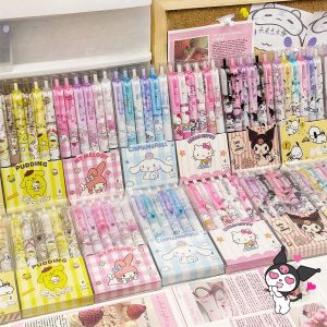 Sanrio 6pcs Series Gel Pen Set – Hello Kitty & Friends Stationery