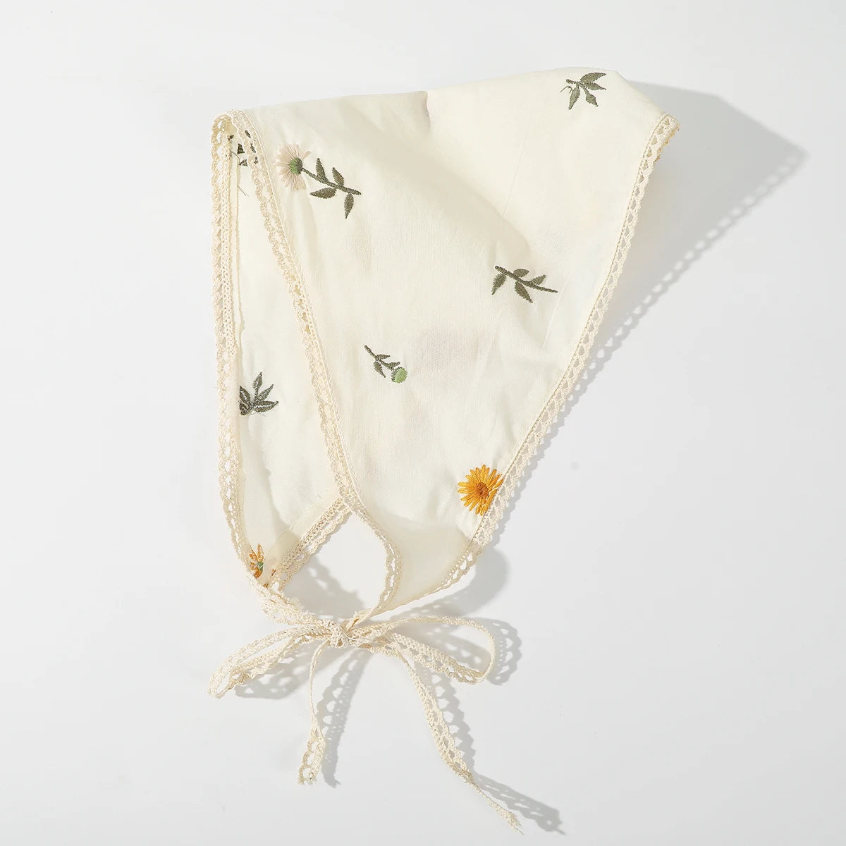 Fabric Printing Triangle Scarf Hair Bands – Floral Headbands for Women - Image 3