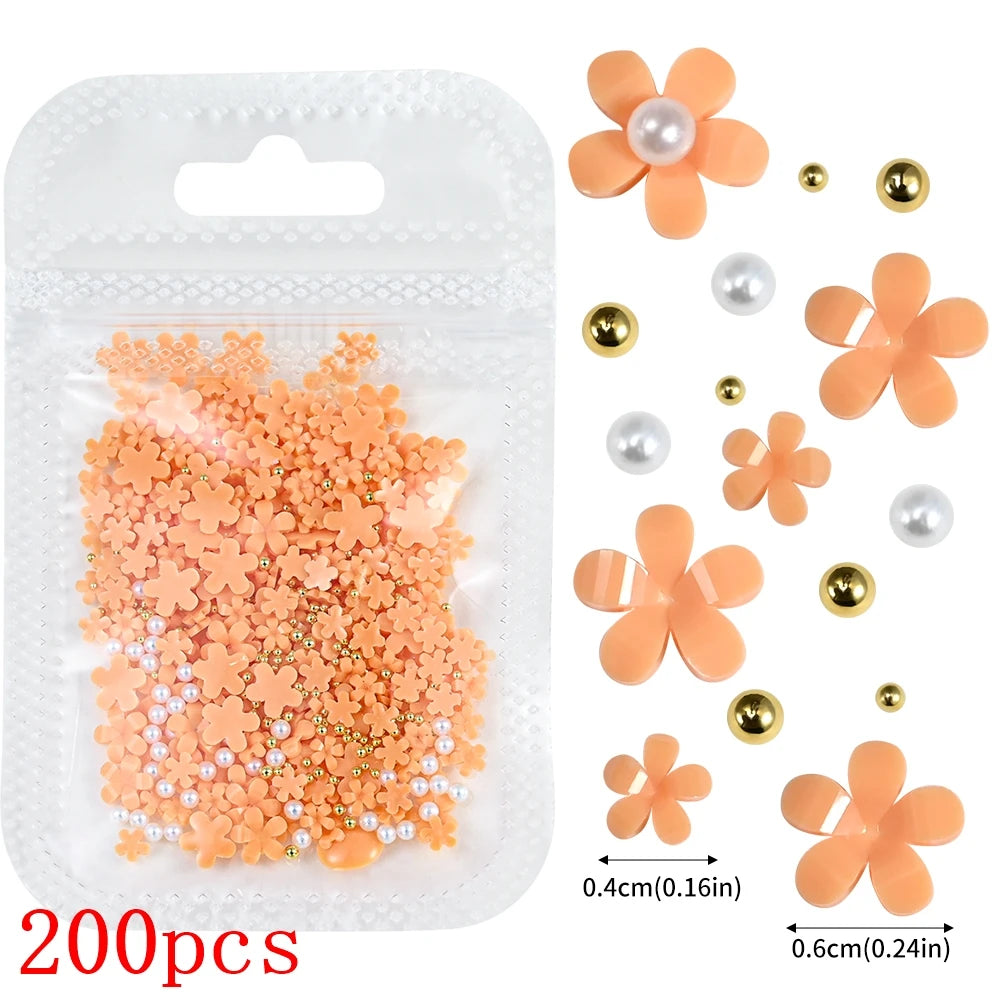 Bow Flower Nail Art Resin Decorations – Kawaii Manicures - Image 25