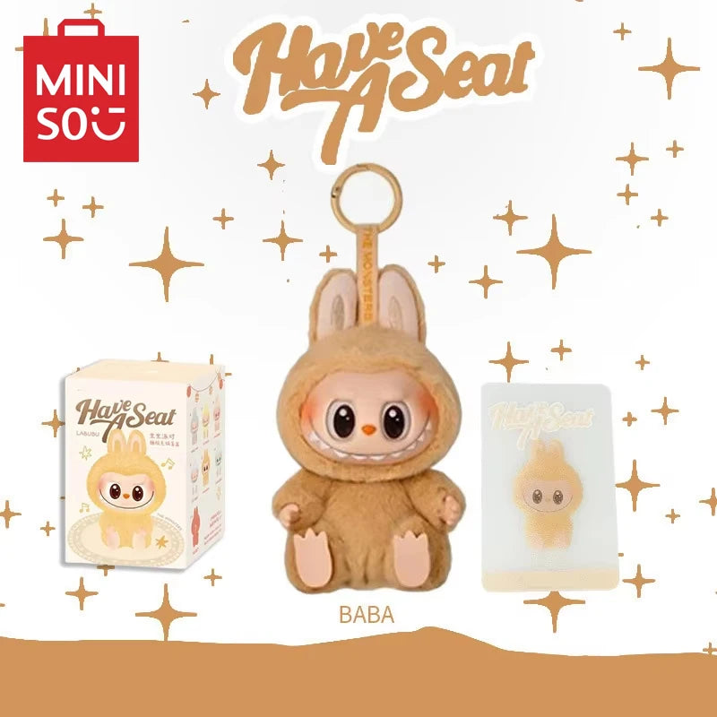 Discover the Adorable MINISO Labubu Monster Doll V1 V2 V3 Collection - Image 30