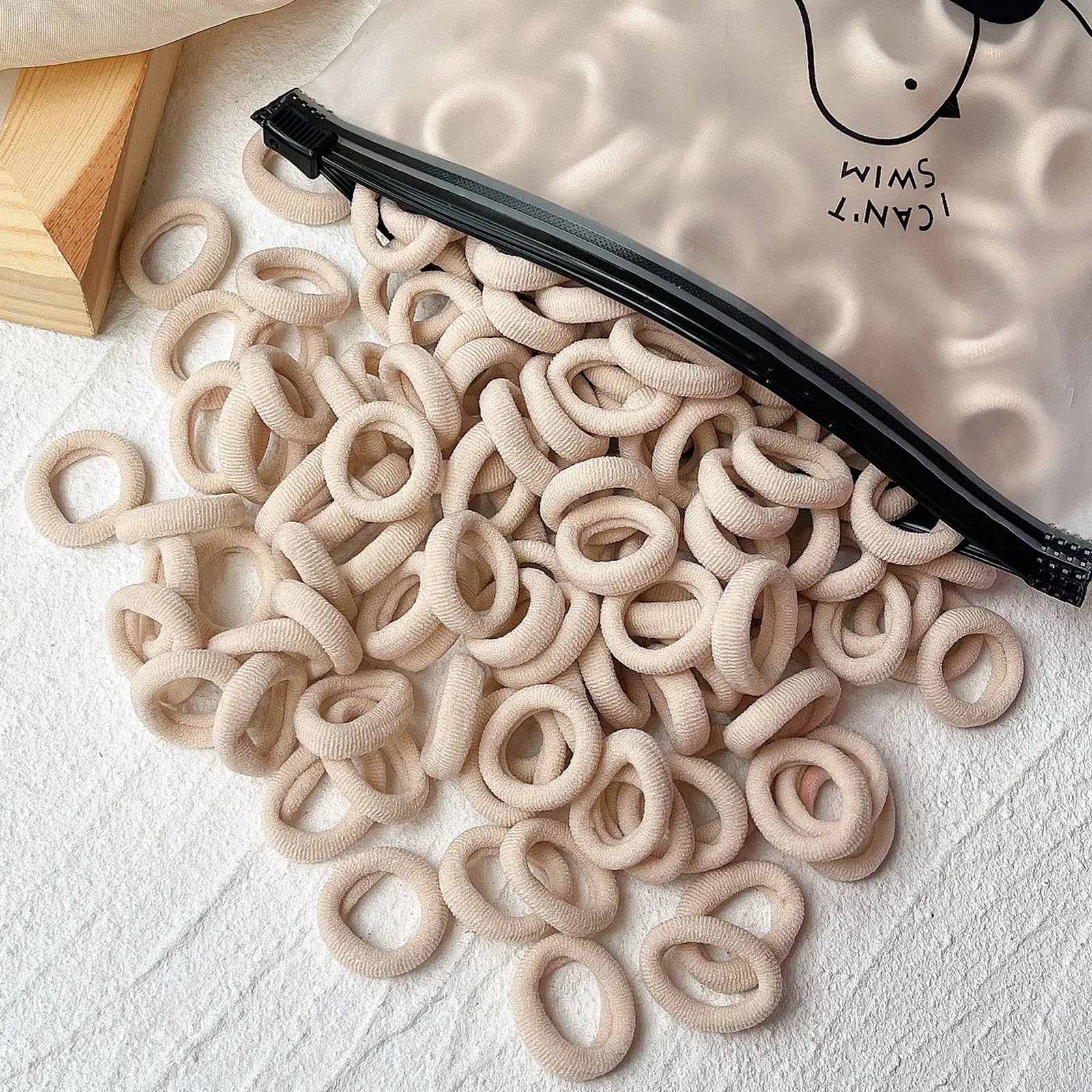 Kids Elastic Hair Bands – Colorful Scrunchies for Girls - Image 10