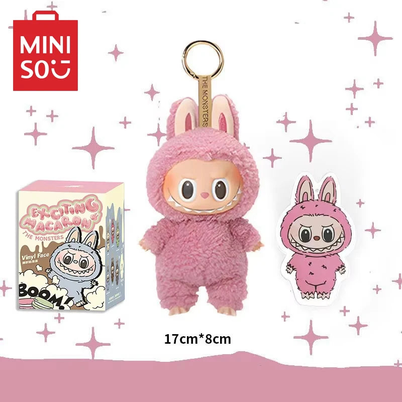 Discover the Adorable MINISO Labubu Monster Doll V1 V2 V3 Collection - Image 13