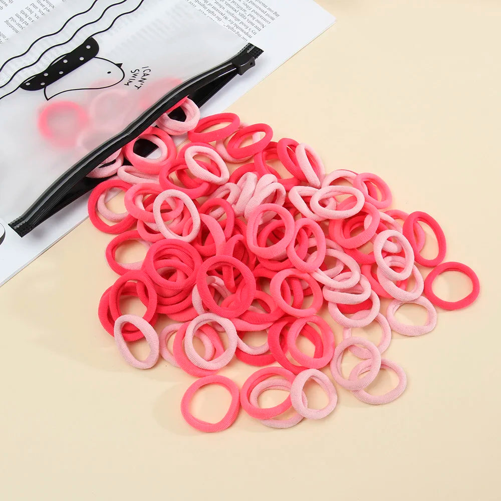 Women’s Seamless Thumb Ring Hair Ties – 50pcs Set - Image 18
