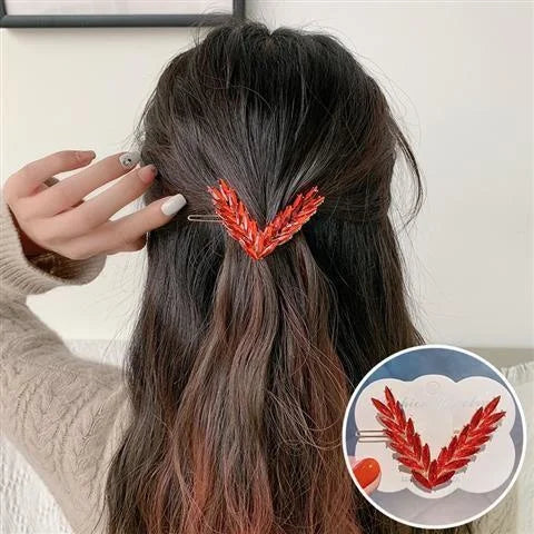 Luxury Shining Crystal Hair Clip – Elegant Korean V Shape Buckle Hairpins - Image 12