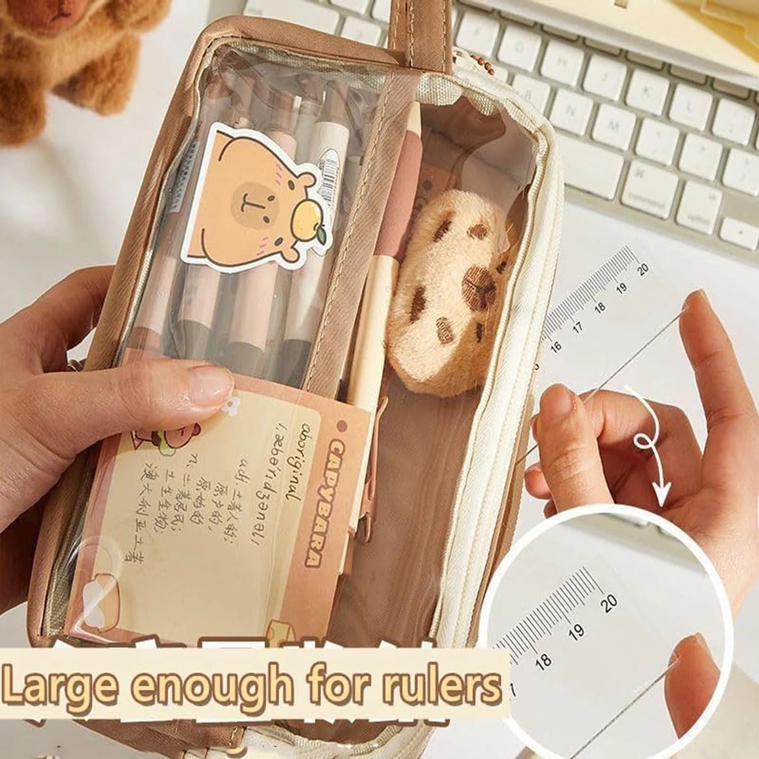 Cute Capybara Pencil Case - Image 3