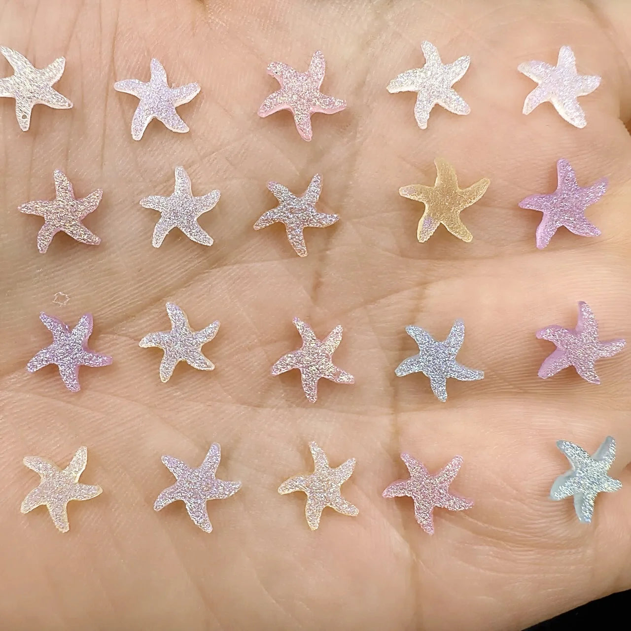 Ocean Series Resin Nail Art Charms – 3D Goldfish & Shell Decorations - Image 7