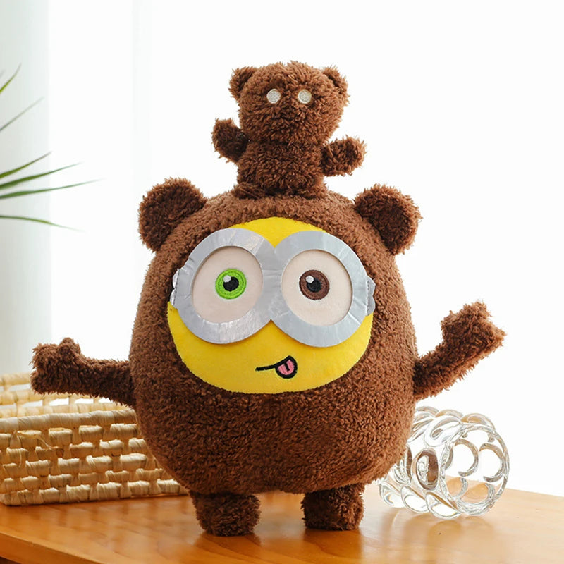 Cuddle with Joy: 30CM Minion Bob Plush Pillow for Fans & Kids - Image 4