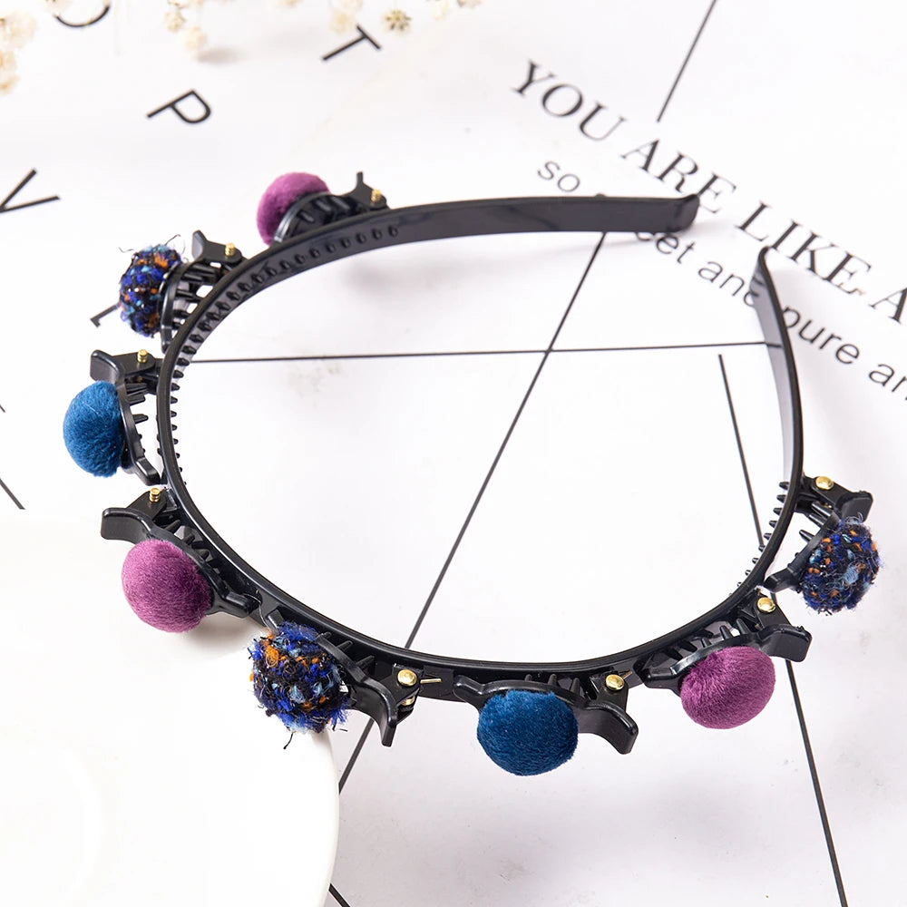 Double Layer Braided Headbands – Stylish Hair Accessories for Women - Image 9