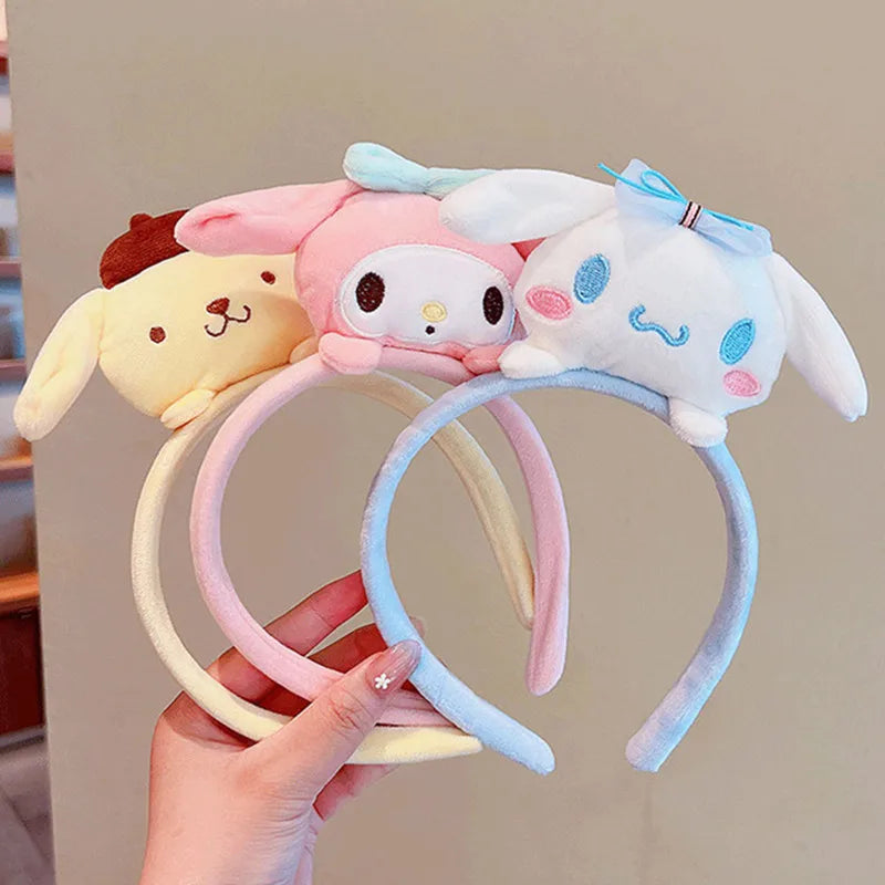 Sanrio Kuromi & Melody Plush Hairband – Practical Hair Accessory - Image 5