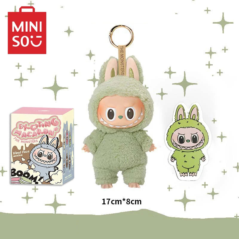 Discover the Adorable MINISO Labubu Monster Doll V1 V2 V3 Collection - Image 24