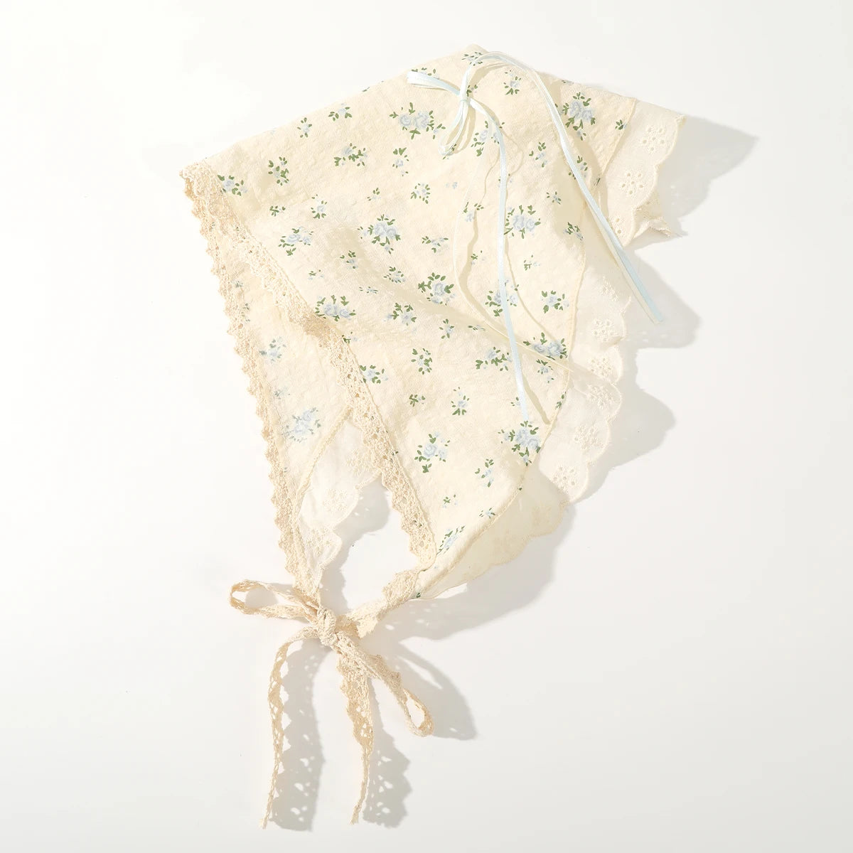 Fabric Printing Triangle Scarf Hair Bands – Floral Headbands for Women - Image 17