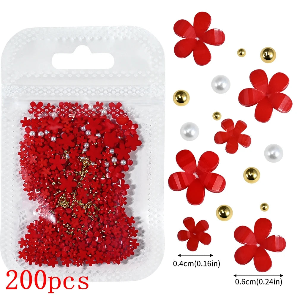 Bow Flower Nail Art Resin Decorations – Kawaii Manicures - Image 60