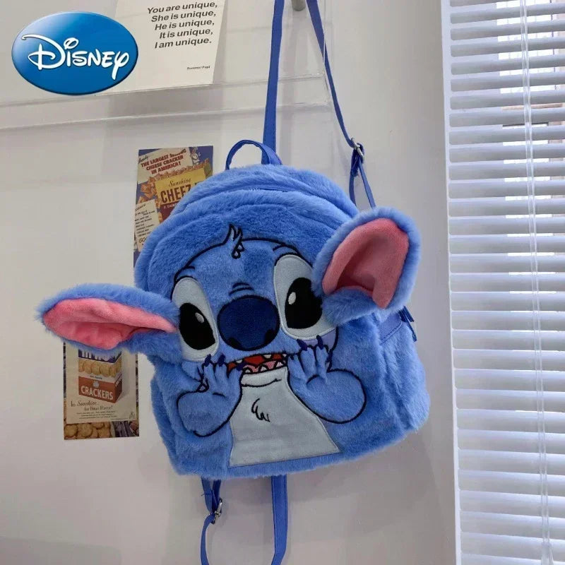 Disney 3D Plush Backpack – Cute and Spacious Cartoon Fashion Bag - Image 2