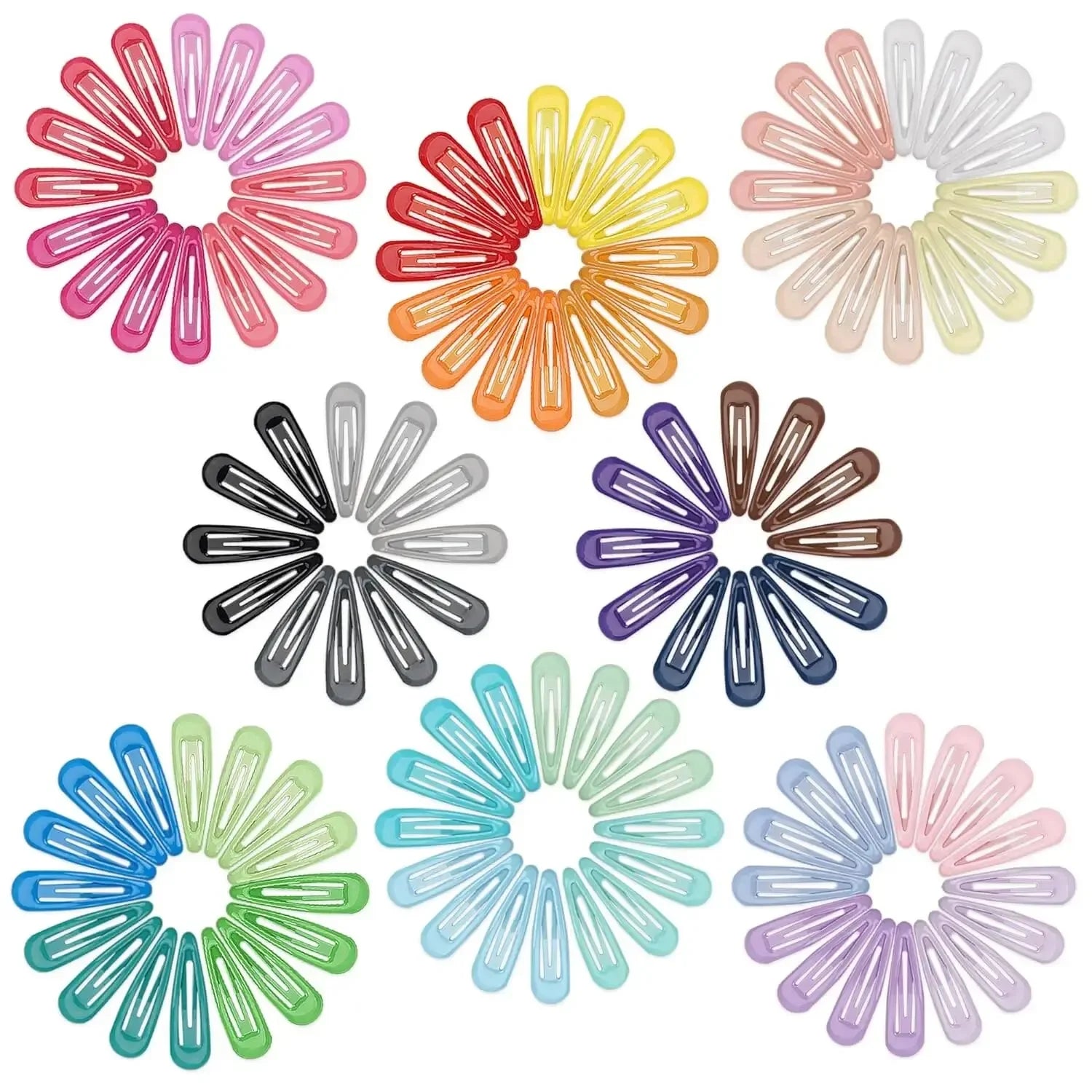 Colorful & Secure Snap Hair Clips for Baby Girls and Toddlers - Image 4