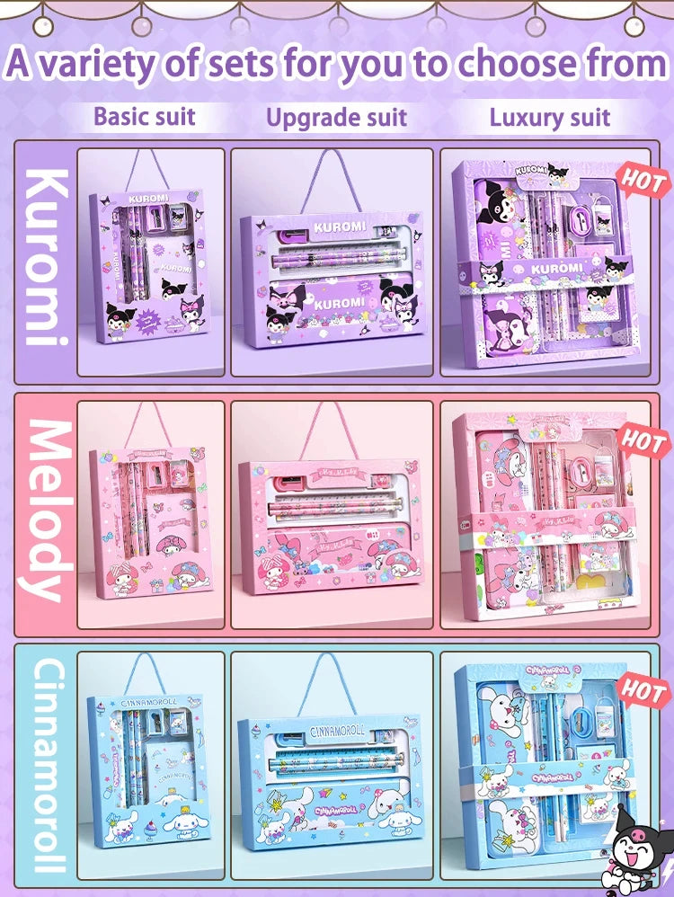 Sanrio Kuromi, Melody & Cinnamoroll Stationery Gift Box - Image 2