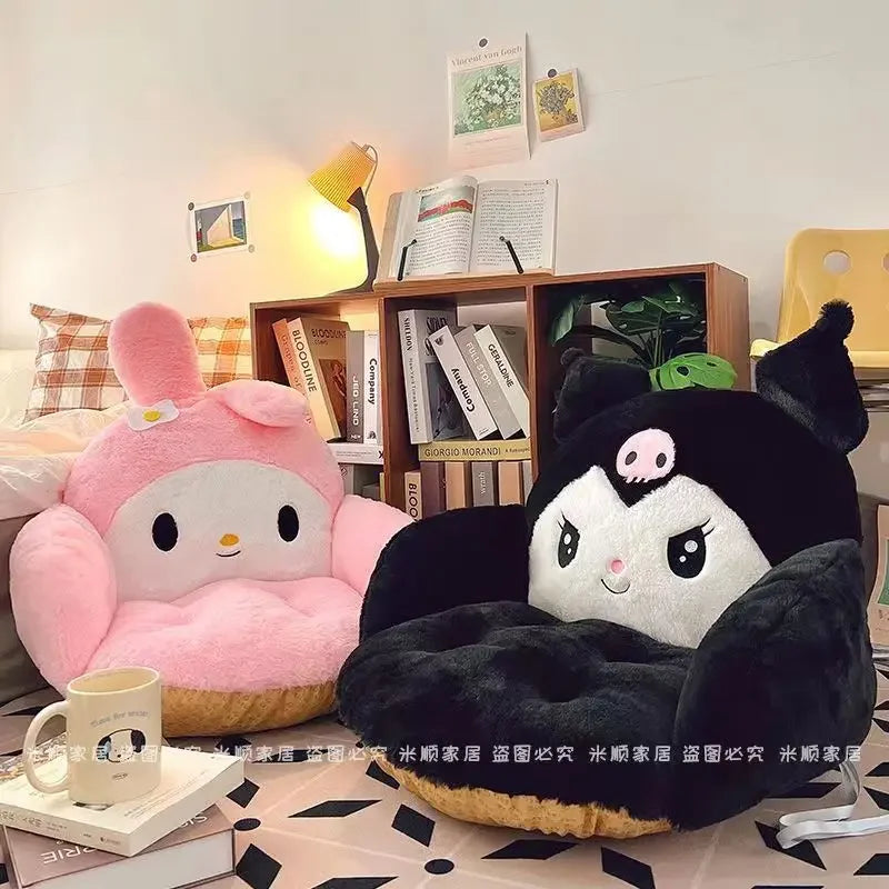 Aoger Big Size Cute Cinnamoroll & Black Kuromi Plush Cushion - Image 2
