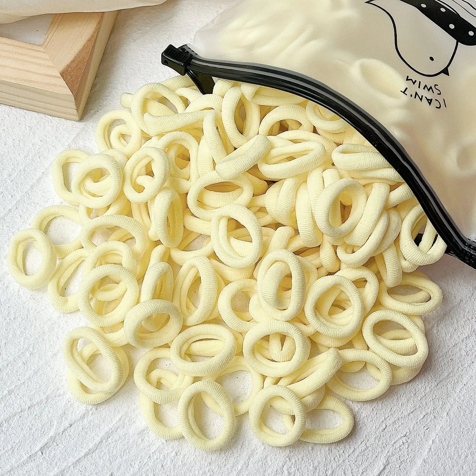 Kids Elastic Hair Bands – Colorful Scrunchies for Girls - Image 34