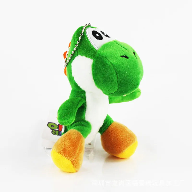 Mario Super Mushroom Plush and Yoshi Doll Keychain Accessories - Image 3