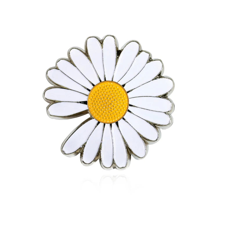Fashion Lapel Pins – Cute Daisy Brooch for Clothing and Accessories - Image 9
