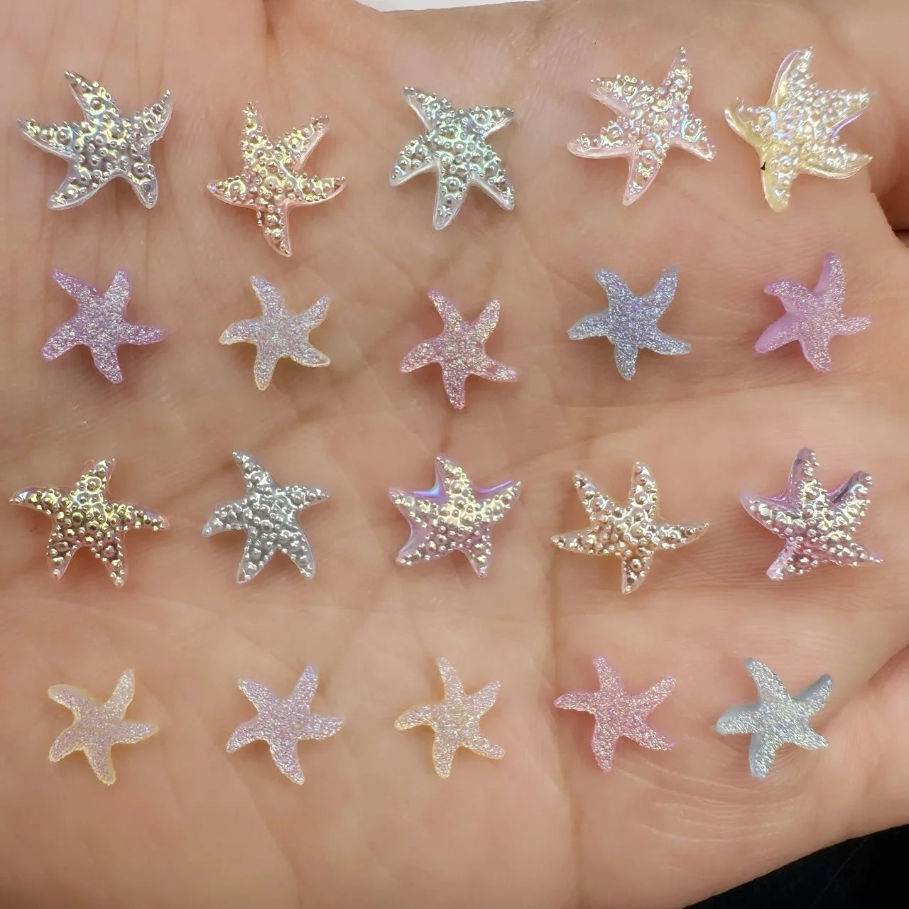 Ocean Series Resin Nail Art Charms – 3D Goldfish & Shell Decorations - Image 12