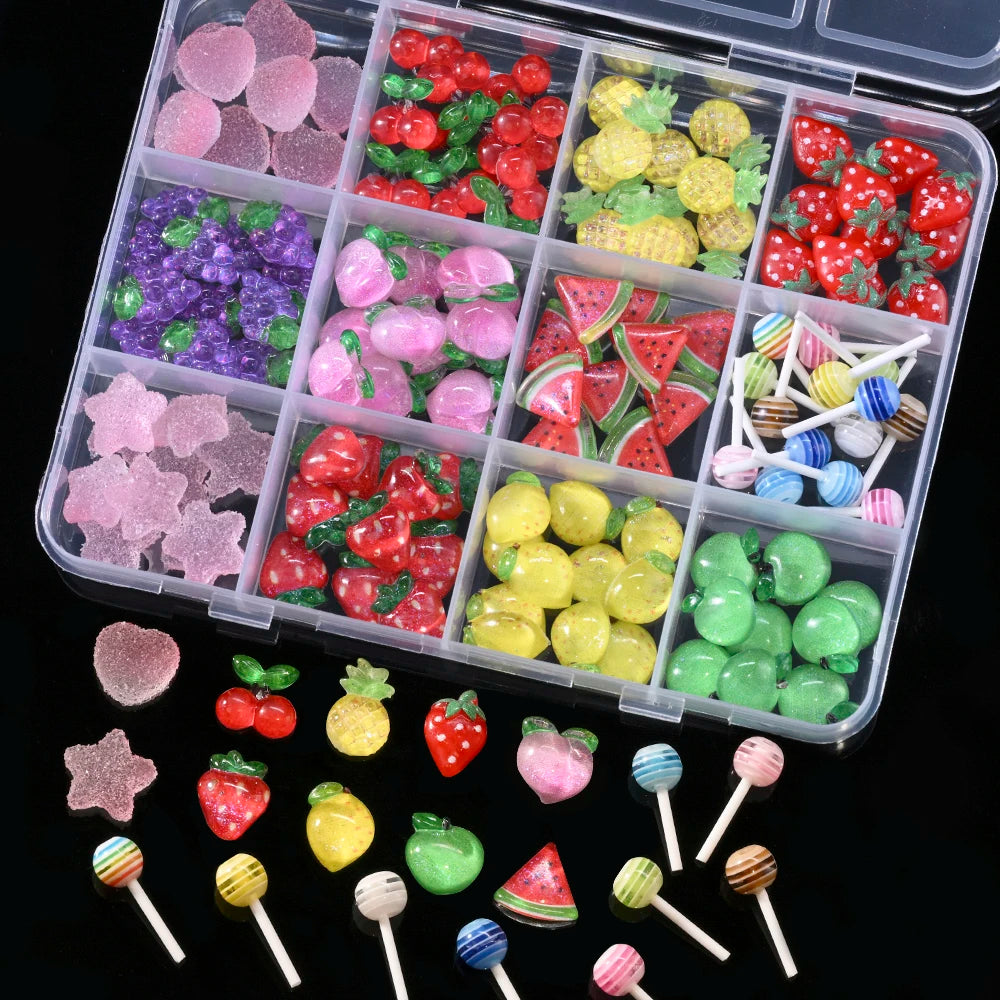 12Grids 3D Cute Nail Charms – Nails & Phone Cases - Image 11