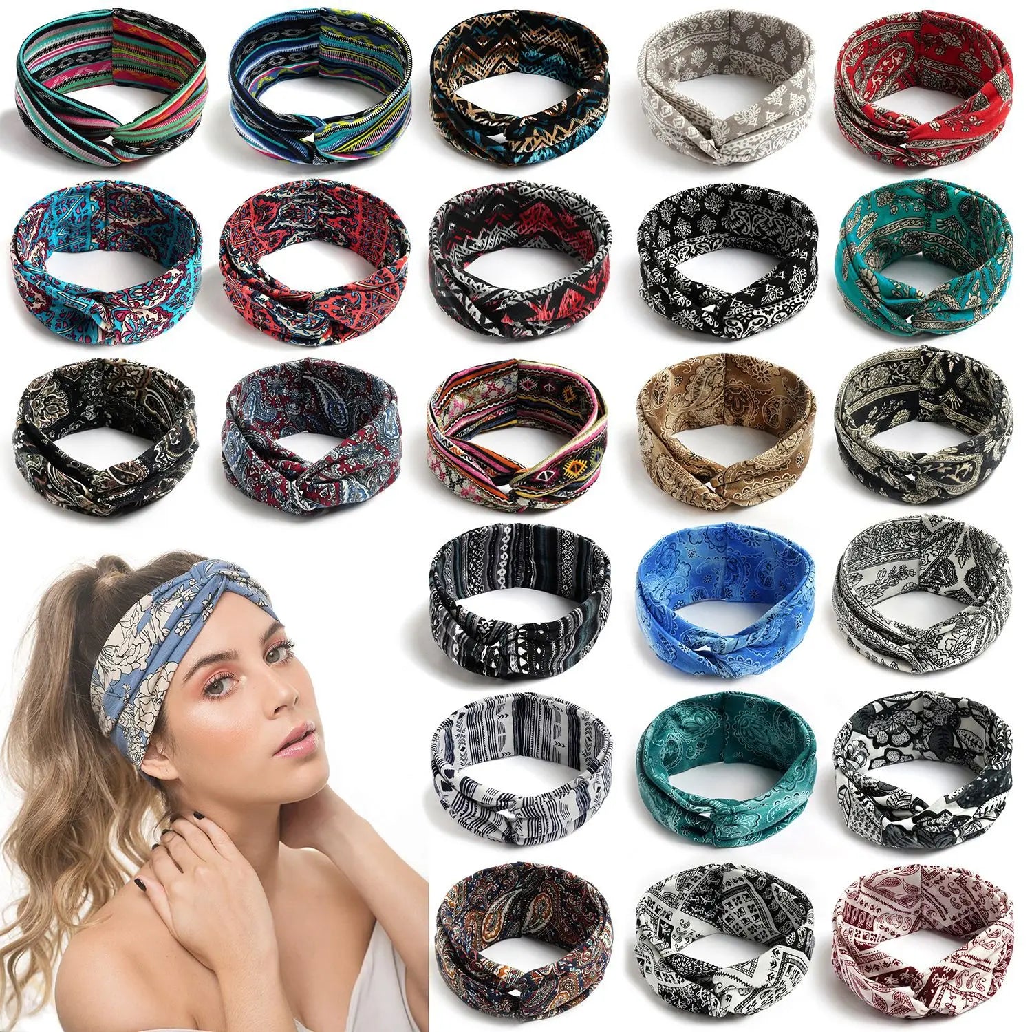Fashion Bohemian Hair Bands – Stylish Accessories for Women & Girls - Image 2