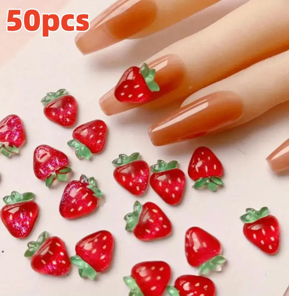 Bow Flower Nail Art Resin Decorations – Kawaii Manicures - Image 85